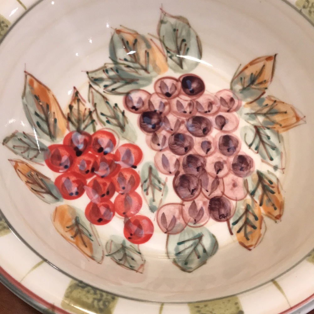 RARE ROYAL NORFOLK Tuscan Style Fruit Coupe Soup Bowl - Picture 3 of 9